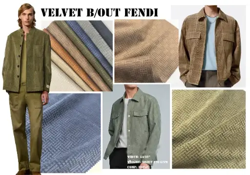 [100P] VELVET B/OUT FENDI